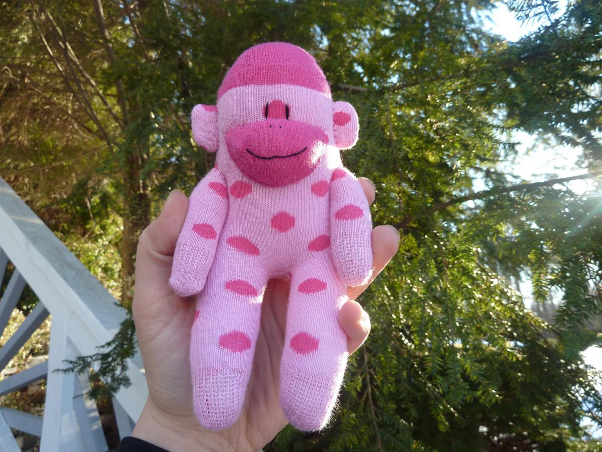 Sock Monkey, Sock Monkeys, Sockmonkey, Sockmonkeys, Sock Monkey Baby, Baby Sock Monkey, Pink Sock Monkey,